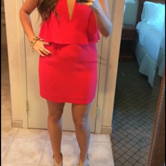 BCBG Red Mini Dress - Picture 2 of 4